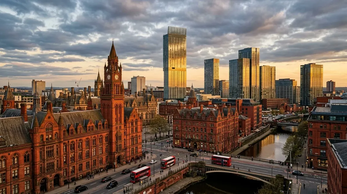 Manchester City Skyline